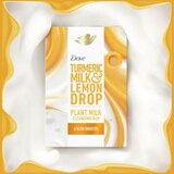 Dove Plant-Based Beauty Bar Soap, Glow Booster, Turmeric Milk & Lemon Drop, 5 OZ, thumbnail image 3 of 4