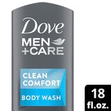 Dove Men+Care Clean Comfort Body and Face Wash For Fresh, Healthy-Feeling Skin, 30 OZ, thumbnail image 5 of 5
