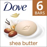 Dove Purely Pampering More Moisturizing Than Bar Soap Shea Butter Beauty Bar For Softer Skin, 3.75 OZ, 6 Bars, thumbnail image 3 of 6