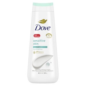 Dove Sensitive Skin Body Wash For Softer And Smoother Skin Hypoallergenic And Sulfate Free, 20 Oz , CVS