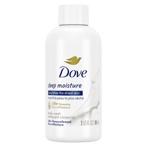  Dove Deep Moisture Body Wash, Travel Size, 3 OZ 