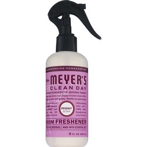 Mrs. Meyer's Clean Day Room Freshener, Peony Scent, 8 Ounce Non-Aerosol Spray Bottle