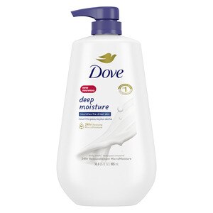 Dove MicroMoisture Body Wash Pump For Dry Skin Sulfate Free Moisturizing Bodywash, 30.6 OZ