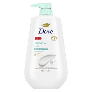 Dove Sensitive Skin Body Wash, 34 oz with Pump