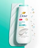 Dove Sensitive Skin Body Wash, 20 OZ, Twin Pack, thumbnail image 4 of 8