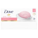 Dove Pink Beauty Bar, 4 OZ, 6 Bar, thumbnail image 2 of 6