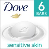 Dove Sensitive Skin Beauty Bar, 4 OZ, thumbnail image 1 of 6