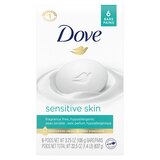 Dove Sensitive Skin Beauty Bar, 4 OZ, thumbnail image 3 of 6