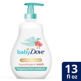 Baby Dove Sensitive Skin Fragrance Free Body Wash, 13 FL OZ, thumbnail image 1 of 5
