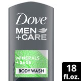 Dove Men+Care Elements Charcoal + Clay Body Wash, 18 OZ, thumbnail image 5 of 5