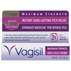 Vagisil Anti-Itch Vaginal Creme, Maximum Strength, 1 Oz , CVS