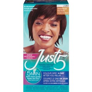 Just 5 Women's Five Minute Permanent Hair Color, J-20 Darkest Brown , CVS