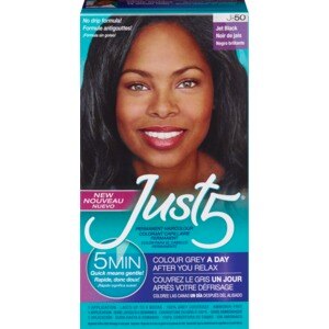 Just 5 Women's Five Minute Permanent Hair Color, J-50 Jet Brown , CVS