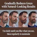 Just For Men Control GX Grey Reducing Beard Wash, 4 Fl Oz, thumbnail image 2 of 5