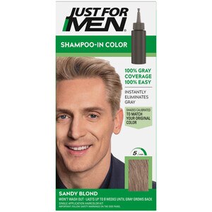 Just For Men Shampoo-In Color, Sandy Blond , CVS