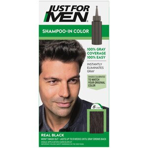 Just For Men Shampoo-In Color, Real Black , CVS