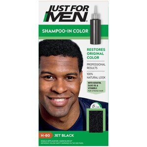 Just For Men Shampoo-In Color, Jet Black - 1 Oz , CVS