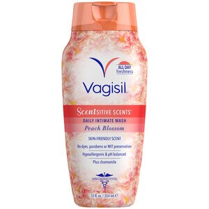 Vagisil Scentsitive Scents Plus Daily Intimate Vaginal Wash, 12 OZ