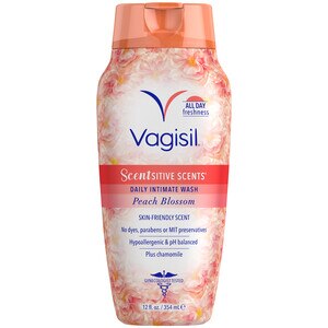  Vagisil Scentsitive Scents Plus Daily Intimate Vaginal Wash, 12 OZ 