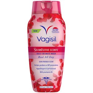 Vagisil Scentsitive Scents Intimate Wash, Rose All Day, 12 Oz , CVS