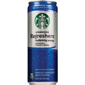 Starbucks Refreshers Revitalizing Energy, Blueberry Acai, 12 Oz , CVS