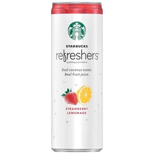 Starbucks Refreshers Revitalizing Energy, Strawberry Lemonade, 12 OZ