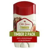 Old Spice All Day Antiperspirant & Deodorant Stick, Timber with Sandalwood, 2.6 OZ, 2 Pack, thumbnail image 3 of 10