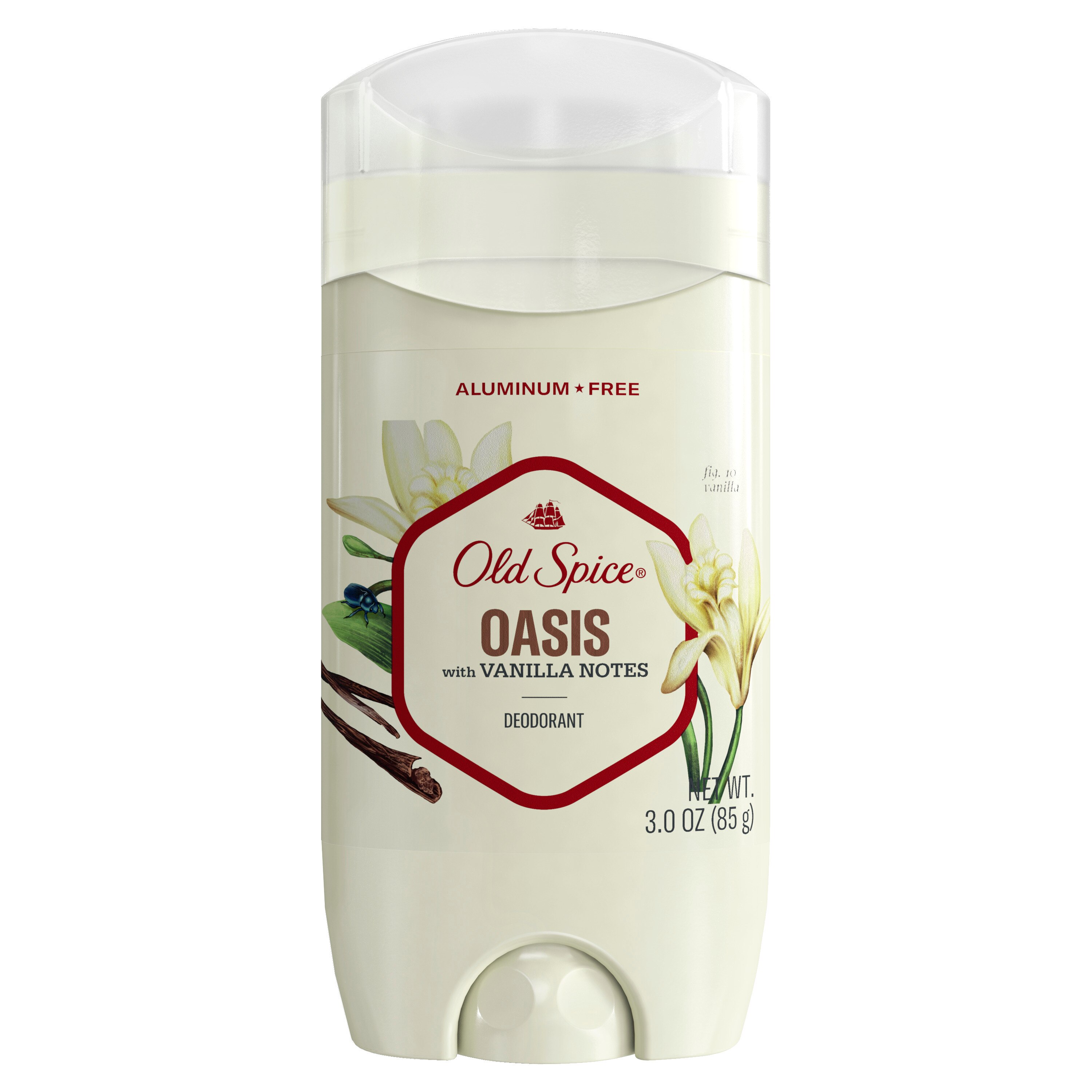 Old Spice Deodorant For Men, Oasis With Vanilla Notes Scent Inspired By Nature, 3 Oz , CVS