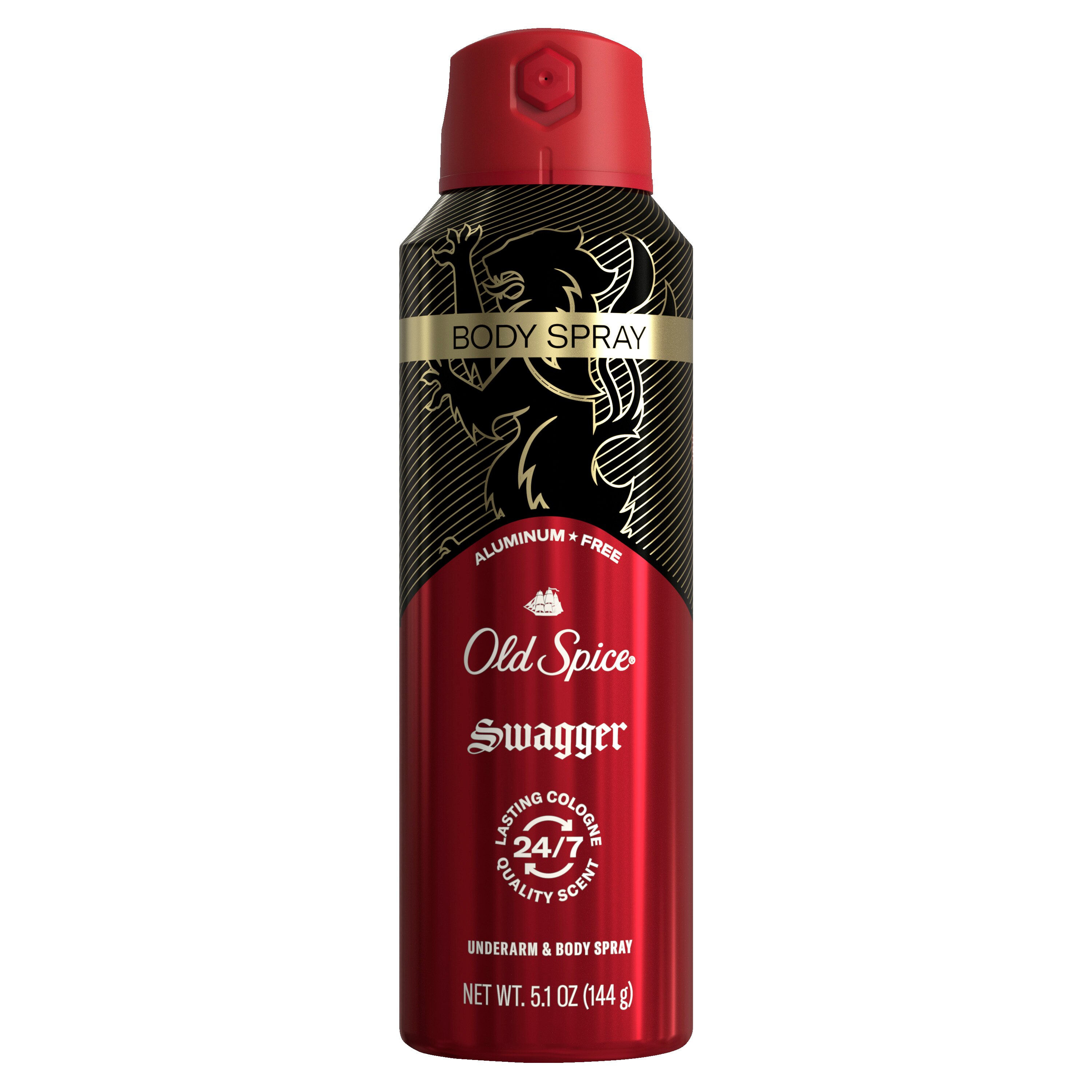 Old Spice Aluminum Free Body Spray, Swagger, 5.1 Oz , CVS