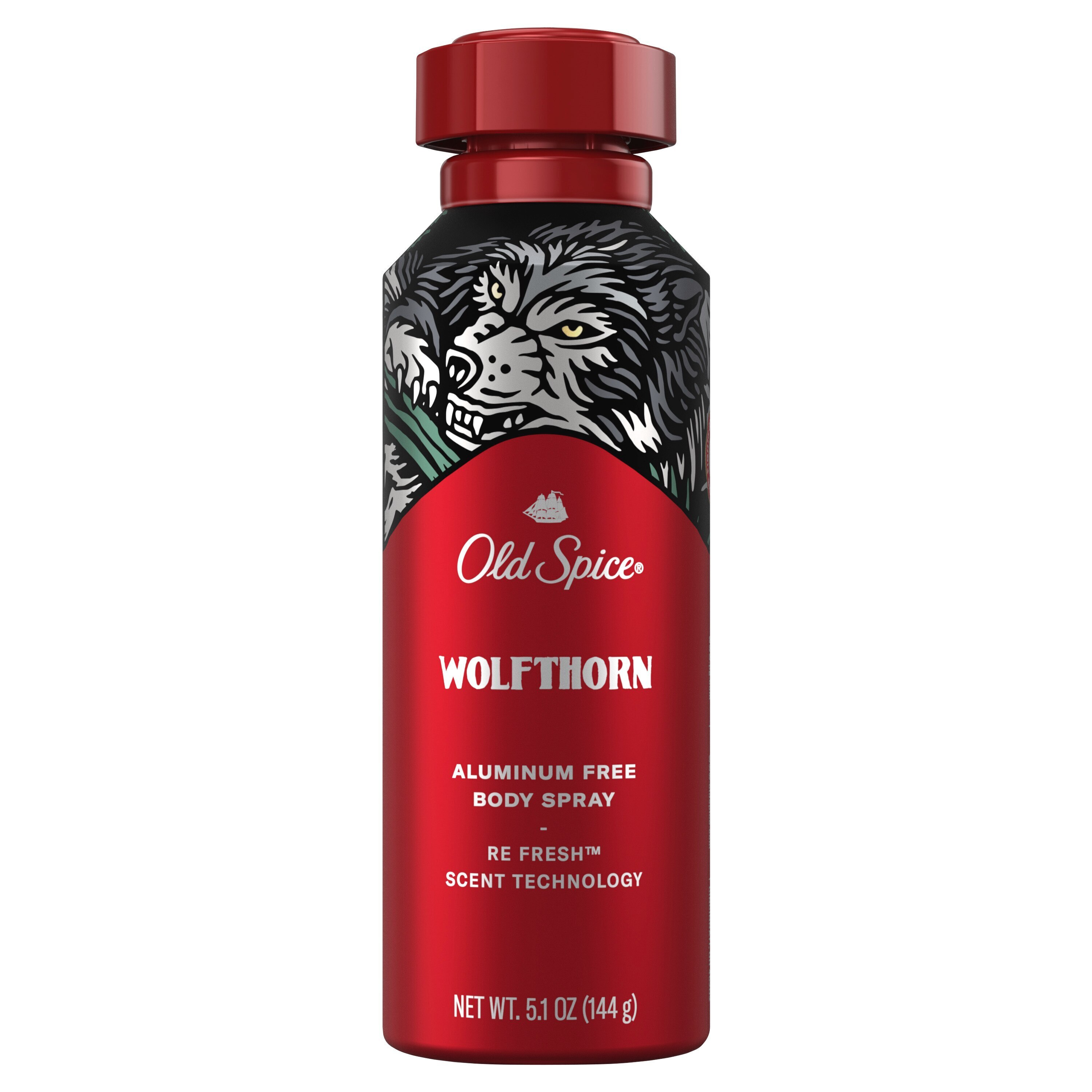 Old Spice Wild Collection Body Spray, Wolfthorn, 5.1 Oz , CVS