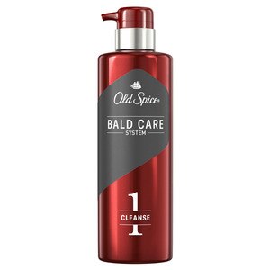 Old Spice Bald Care System Daily Exfoliating Scalp Wash Shampoo with Aloe, 17.9 OZ