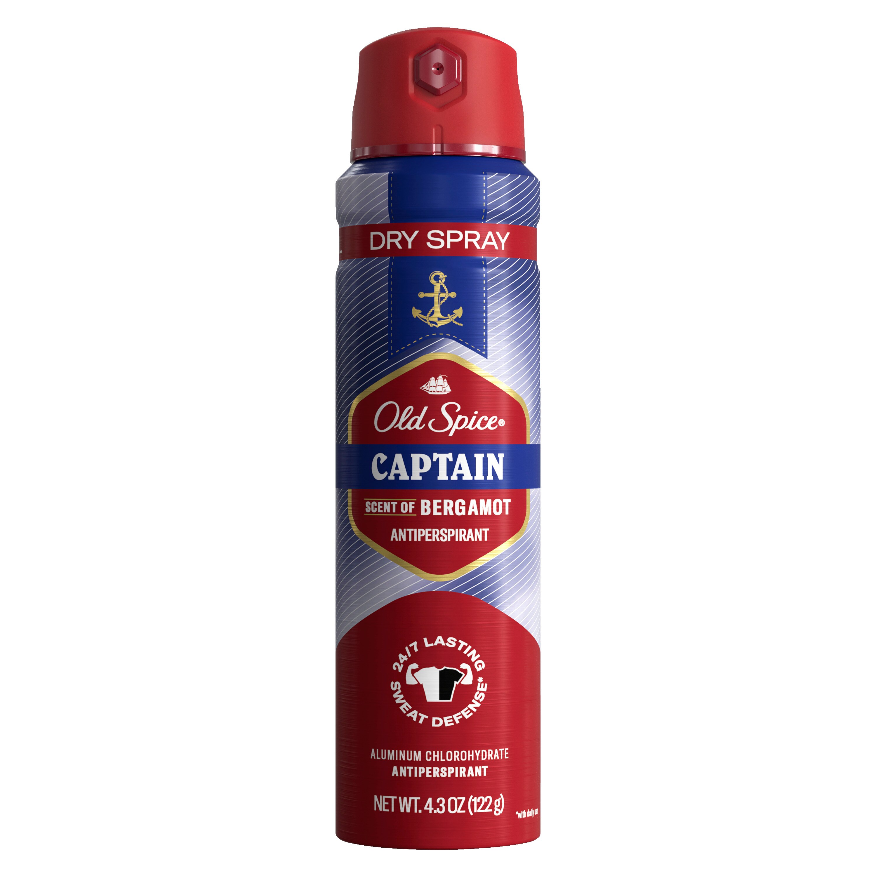 Old Spice Sweat Defense 48-Hour Antiperspirant Dry Spray, Ultimate Captain, 4.3 Oz , CVS