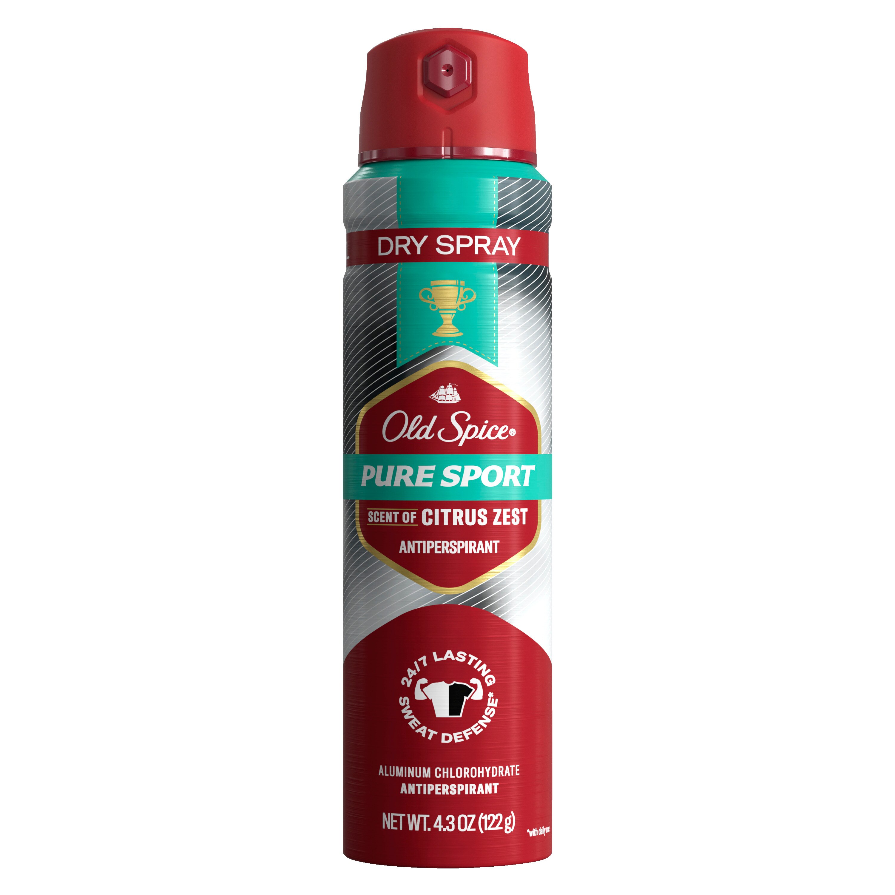 Old Spice Sweat Defense 48-Hour Antiperspirant Dry Spray, Pure Sport Plus, 4.3 Oz , CVS