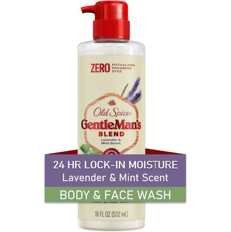 Old Spice Body Wash for Men, Gentlemen's Blend, Lavender & Mint, 18 oz