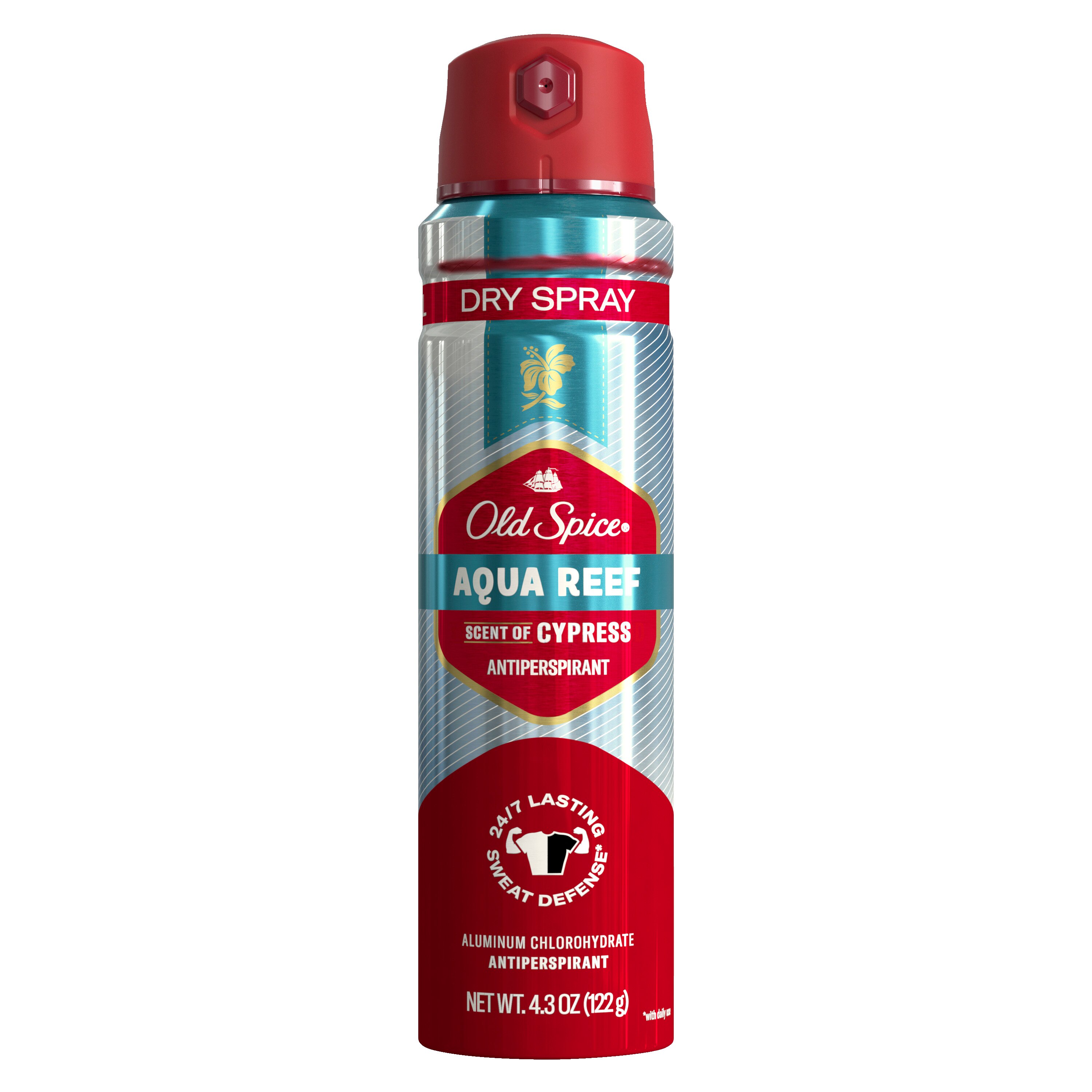 Old Spice Men's Antipespirant & Deodorant Invisible Dry Spray, Fast Break, 4.3 OZ