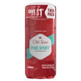 Old Spice High Endurance Deodorant Stick, Pure Sport, 3.4 OZ, 2 Pack, thumbnail image 3 of 3