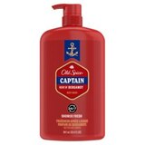 Old Spice Body Wash, Captain with Scent of Bergamot, 33.4 OZ, thumbnail image 1 of 3