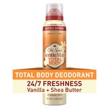 Old Spice Total Body Deodorant Aluminum Free Spray, Vanilla Shea, 3 OZ, thumbnail image 2 of 9