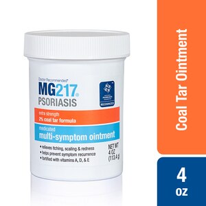 MG217 Psoriasis Multi Symptom Relief 2% Coal Tar Medicated Ointment, 4 OZ