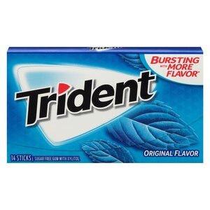 Trident Sugar Free Gum, 14 CT