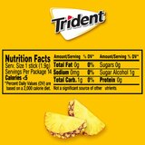 Trident Pineapple Twist Sugar Free Gum, 14 ct, thumbnail image 5 of 9