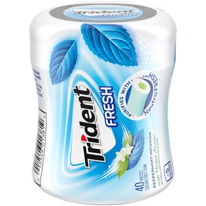 Trident Fresh - Chicles sin azúcar, Peppermint Infusion, 40 u.