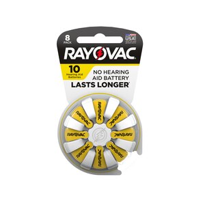 Rayovac Hearing Aid Battery, 10