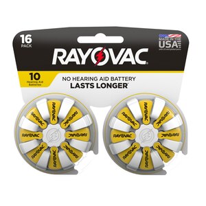 Rayovac Hearing Aid Battery, 10, 16 Ct , CVS