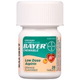 Bayer Low Dose Aspirin 81 MG Chewable Tablets, 36 CT, thumbnail image 5 of 5