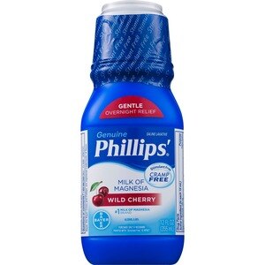 Phillips' Milk Of Magnesia Gentle Overnight Relief, Wild Cherry