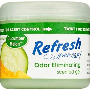 Refresh Your Car! Odor Eliminating Scented Gel Cucumber Melon , CVS