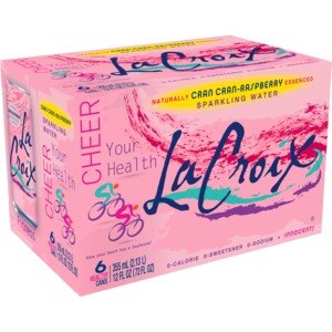 LaCroix Sparkling Water, Cran Raspberry, 6 Ct, 12 Oz , CVS