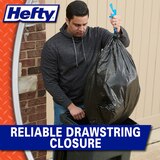Hefty Ultra Strong Large Multipurpose Drawstring Trash Bags, Scent Free, 30 Gallon, 14 CT, thumbnail image 5 of 6