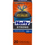 Hefty Extra Strong Extra Large Trash Bags 33 Gallon, 20 ct, thumbnail image 1 of 6
